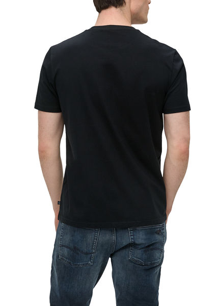 Q/S designed by T-shirt with front print - black (99D0)