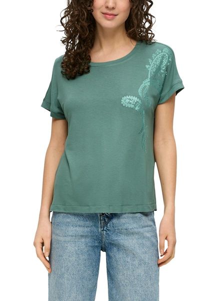 s.Oliver Red Label T-shirt with sequins  - blue (65D2)