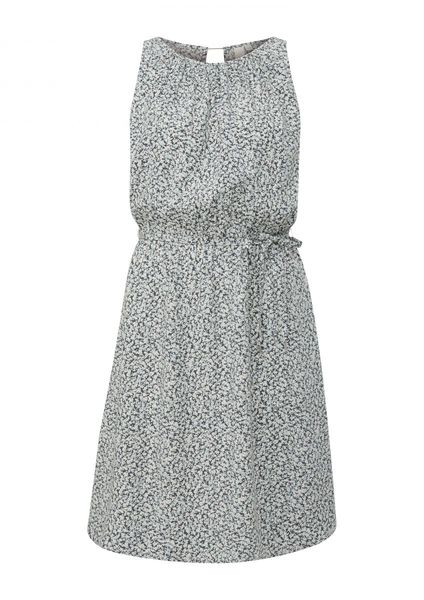 Q/S designed by Ärmelloses Kleid mit Cut-out   - grau (98A3)