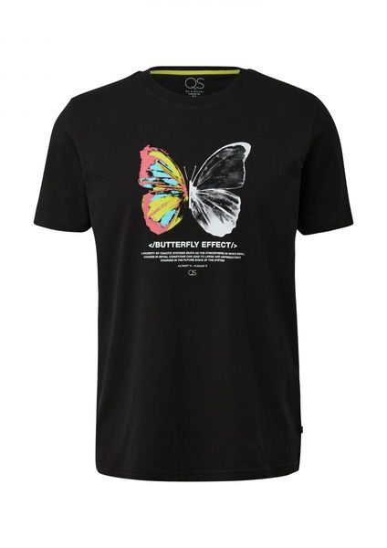 Q/S designed by Cotton T-shirt - black (99D0)
