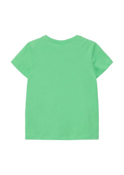 s.Oliver Red Label T-shirt with front print   - green (7303)