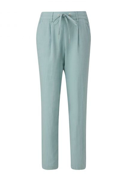 Q/S designed by Regular: straight-leg trousers - blue (6103)