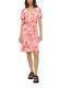 Q/S designed by Midi dress with flounces - pink (41A4)
