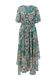 s.Oliver Red Label Smocked maxi dress in chiffon  - green (65A1)