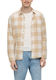 Q/S designed by Checked cotton shirt - beige (81N0)