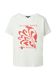 comma T-Shirt à motif - blanc (01D6)