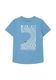 s.Oliver Red Label T-Shirt mit Front- und Rückenprint  - blau (5196)