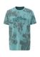 Q/S designed by T-shirt with all-over print  - gray/blue (61D0)