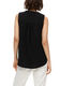 Q/S designed by Sleeveless crepe blouse - black (9999)