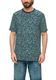 s.Oliver Red Label T-Shirt mit All-over-Print  - blau (59A1)