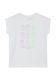 s.Oliver Red Label Sleeveless T-shirt with front print  - white (0100)
