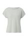 s.Oliver Black Label T-Shirt aus Viskosemix  - weiß/grau (02X1)