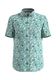 s.Oliver Red Label Slim : chemise à manches courtes avec col Kent   - vert/bleu (65A1)