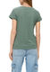 Q/S designed by T-shirt with V-neck   - green (7816)