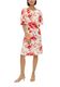 s.Oliver Black Label Midi dress with all-over print  - white (02A2)