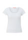 Q/S designed by T-shirt with U-neck - white (0100)