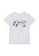 s.Oliver Red Label T-shirt with photo print - white (0100)