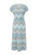 s.Oliver Black Label Kleid mit V-Ausschnitt - braun/blau (64X0)