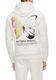 Q/S designed by Sweat-shirt avec impression sur la poitrine et le dos - blanc/beige (01D0)