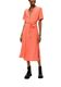 Q/S designed by Midi dress with button placket - orange (2347)
