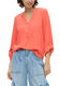 Q/S designed by Tunic blouse with roll-up sleeves - orange (2347)
