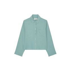 Marc O'Polo Overshirt made from a lyocell/linen blend - green/blue (424)