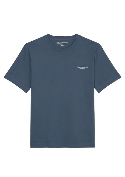 Marc O'Polo T-shirt aus reiner Bio-Baumwolle - blau (849)