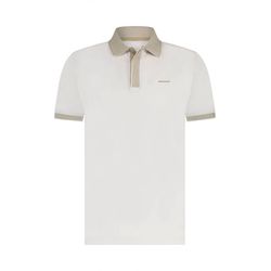 State of Art Regular Fit: Polo - blanc/beige (1100)