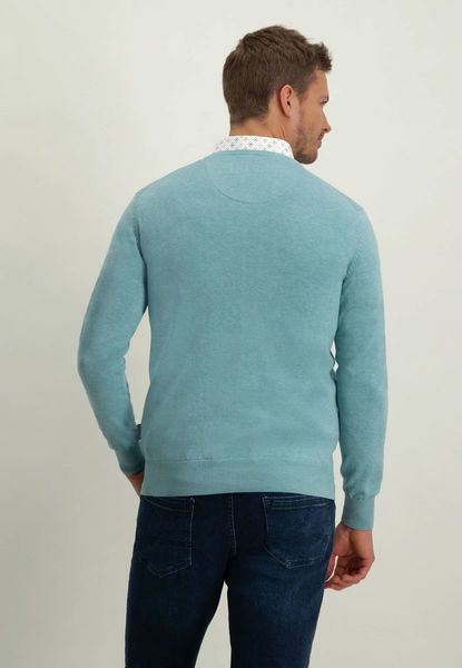State of Art Basic jumper with V-neck - blue (5400)