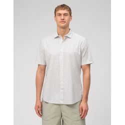 Olymp Shirt with all-over pattern - white (00)