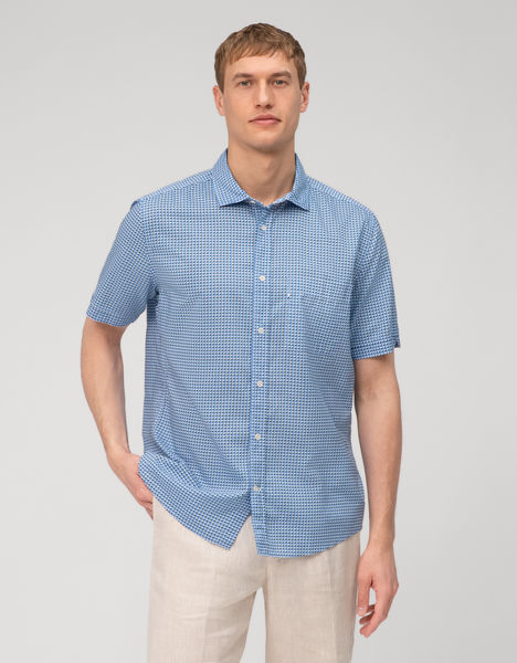 Olymp Regular fit: casual shirt - blue (11)