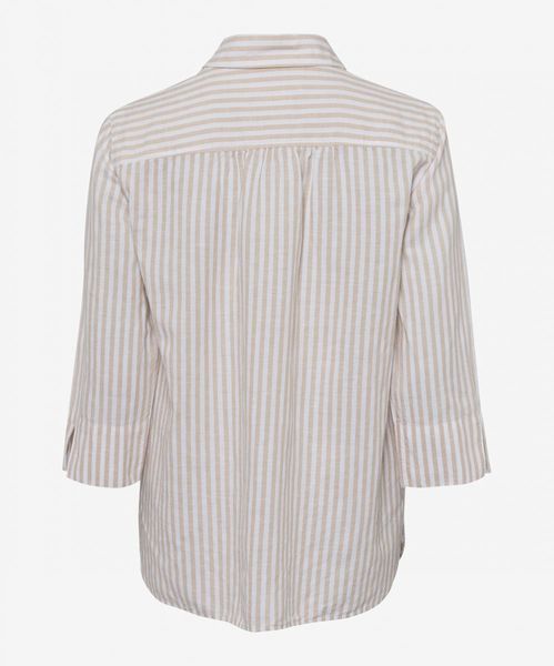 Brax Shirt blouse in a fine striped look - brown (55)