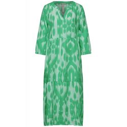 Street One Tunika Kleid mit Print - grün (35367)