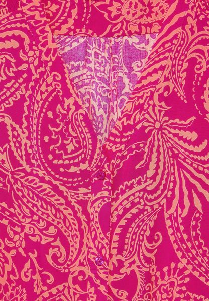 Street One Print Viskose Kleid - pink (25755)