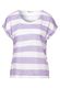 Street One T-shirt à rayures - violet (25384)