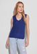 Street One Knitted rib top - blue (15614)