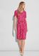 Street One Print viscose dress - pink (25755)