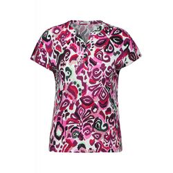 Cecil T-shirt with print - pink (35369)