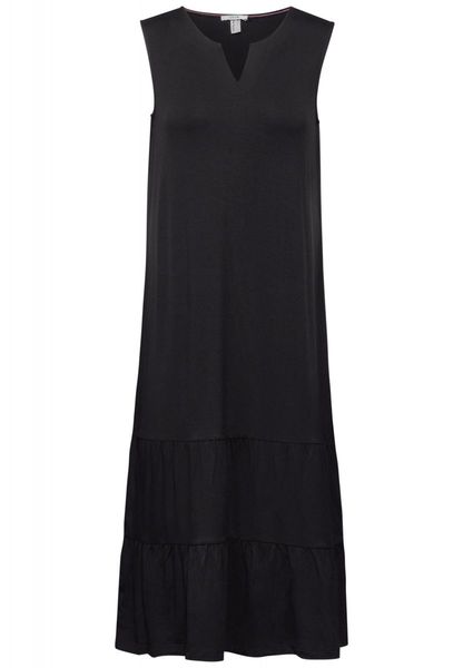 Cecil Jersey summer dress - black (10001)