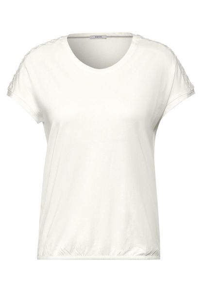 Cecil T-shirt unicolore - blanc (13474)