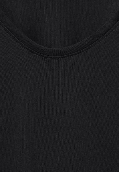Cecil T-shirt unicolore - noir (10001)