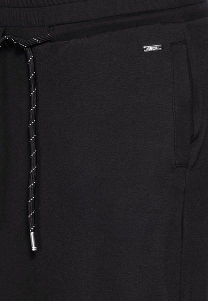 Cecil Jersey midi skirt - black (10001)