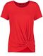 Taifun T-shirt avec détails froncés - rouge (06520)