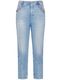 Taifun 7/8-length jeans with rhinestones - blue (08959)