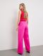 Taifun  Elegant trousers with a wide leg - pink (03350)