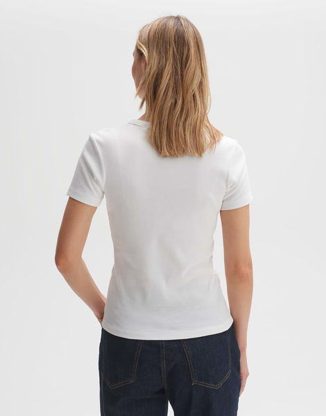 Opus Ribbed shirt - Samuna - white (10)