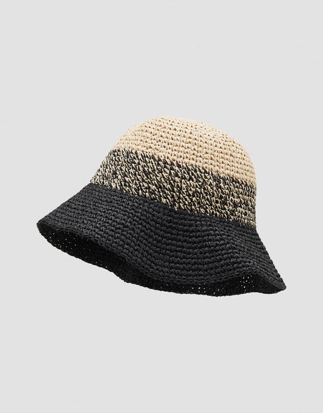 Opus Chapeau d'été - Adune - noir/beige (900)