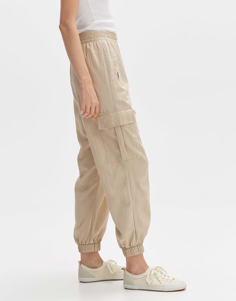 Opus Lightweight jogging trousers - Mabecca - beige (20019)