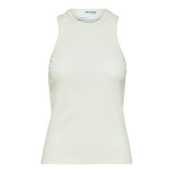 Selected Femme Ribbed tank top - white (182634)