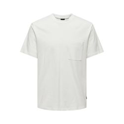 Only & Sons Basik T-Shirt - weiß (193799)